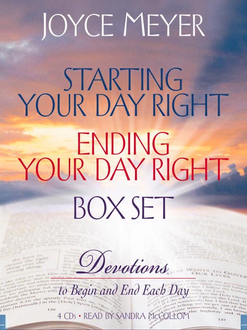Title details for Starting Your Day Right / Ending Your Day Right Box Set by Joyce Meyer - Available